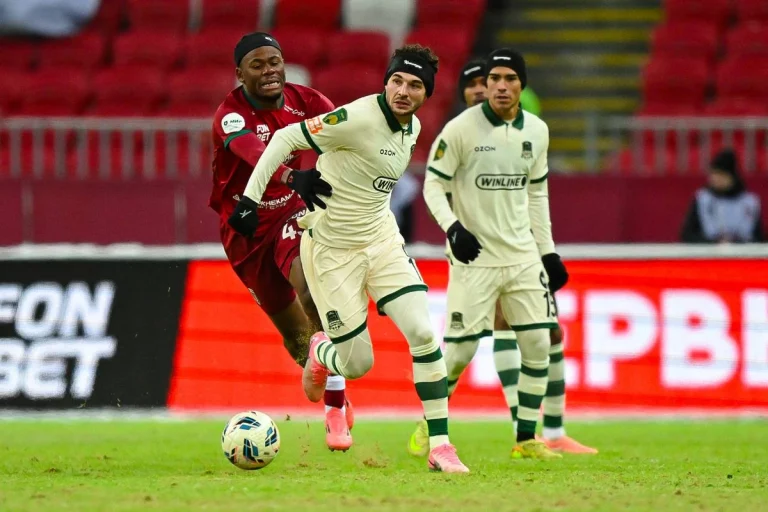 ФК «Краснодар» в гостях уступил казанскому «Рубину» со счетом 1:2