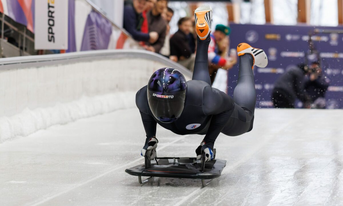 Чемпионат России по бобслею и скелетону прошел в Сочи. Фоторепортаж