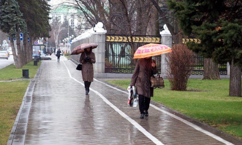 Холодный атмосферный фронт принесет на Кубань дожди и мокрый снег